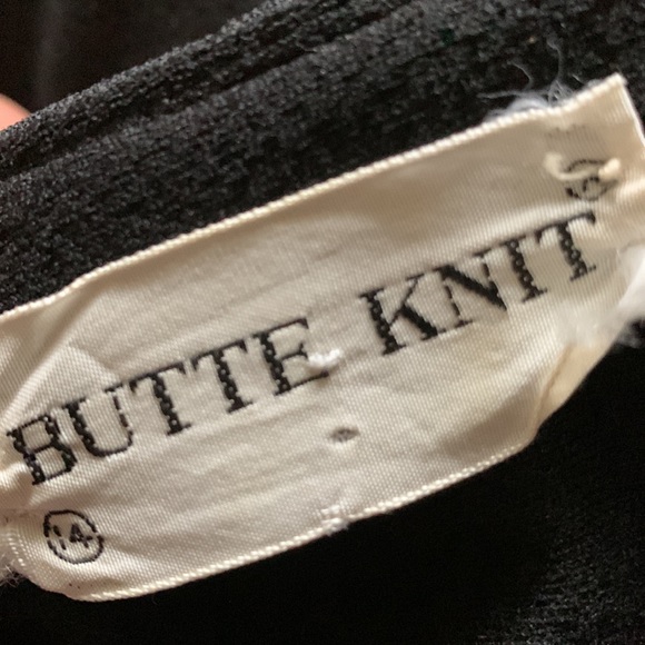 Vintage 60’s Mod black & Silver zippered front black sleeveless midi dress M - Picture 9 of 12